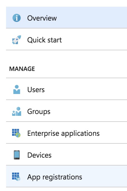 azure idp a13 click app registrations