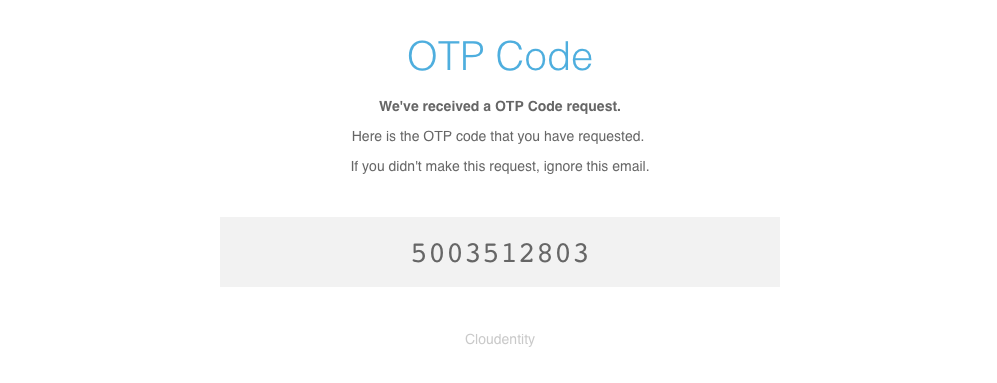 Retrieve OTP from Email